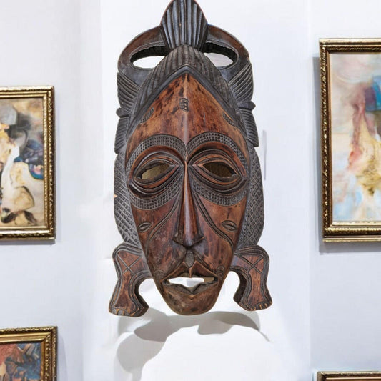 Máscara Yahure Costa de Marfil  , arte Africano , galería de arte , antiguo