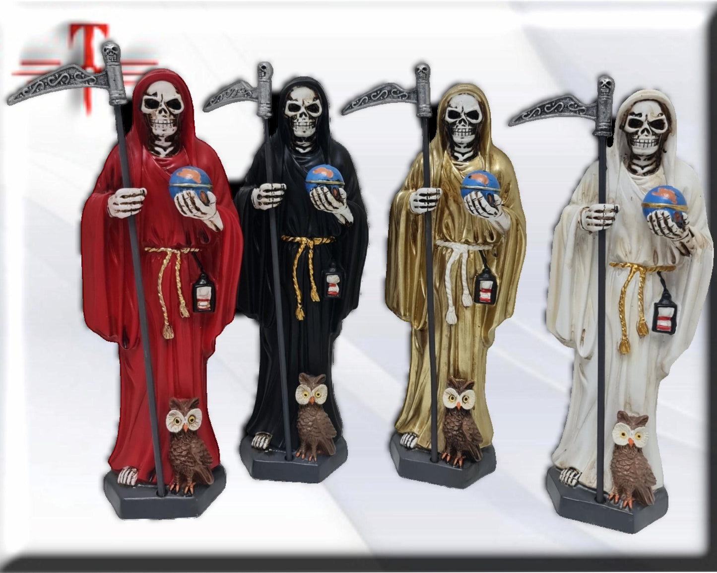 Estatua Santa Muerte 20cm , Santísima Muerte , deidades , mitología