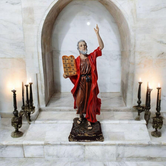 Figure of Moses . Catholic Saints and Virgins, Religious products,