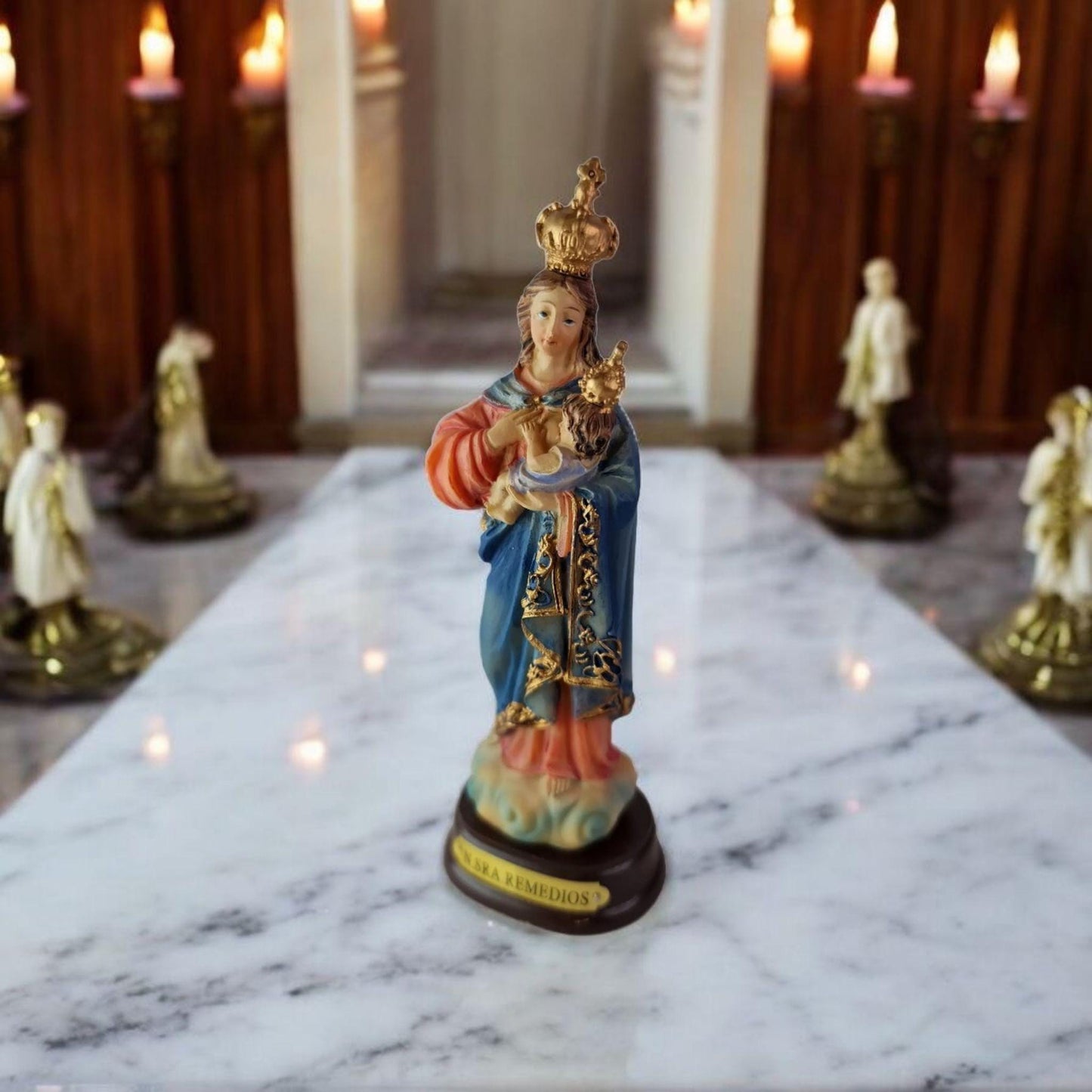 Nuestra Sra. de los Remedios  , virgenes y santos catolicos