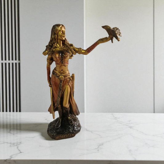 Statue des Gottes Dagda, mythologische Götter, esoterische und religiöse Gegenstände, handbemalt