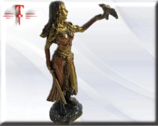 Statue des Gottes Dagda, mythologische Götter, esoterische und religiöse Gegenstände, handbemalt