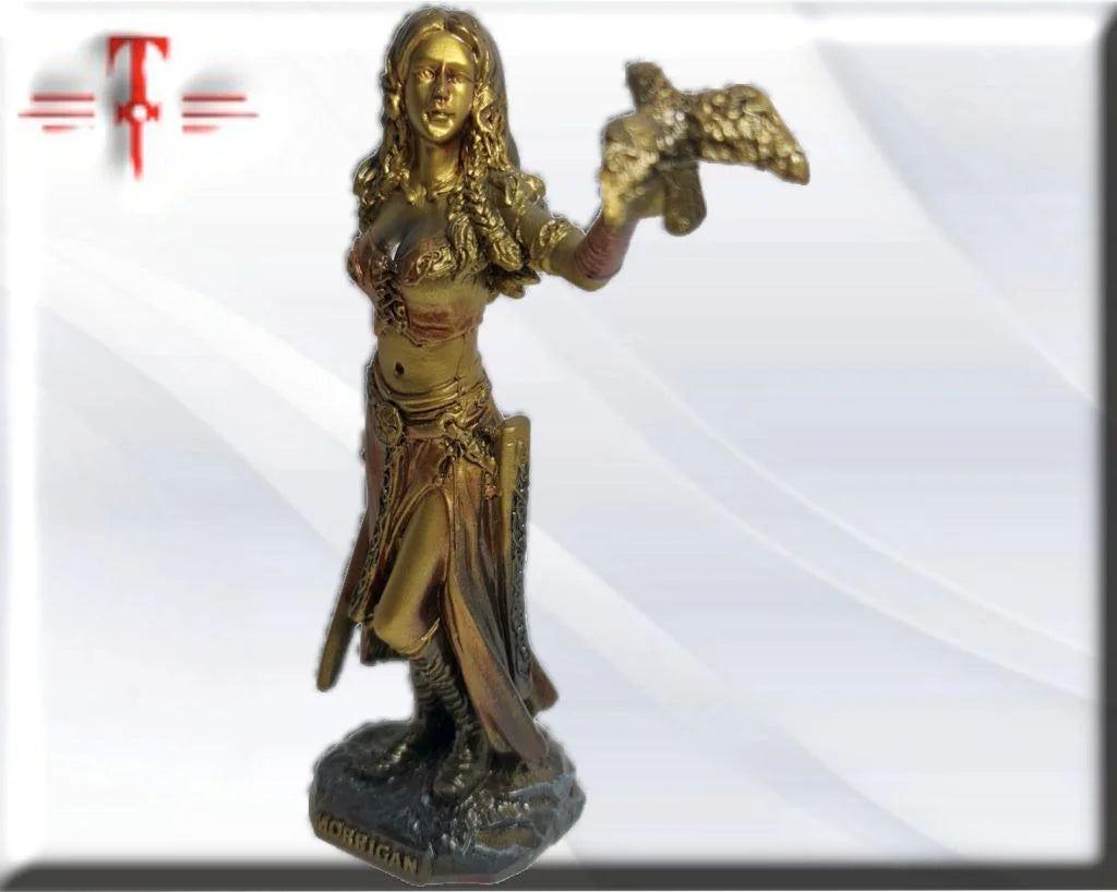 Statue des Gottes Dagda, mythologische Götter, esoterische und religiöse Gegenstände, handbemalt