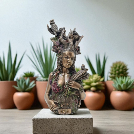 Statue des Gottes Dagda, mythologische Götter, esoterische und religiöse Gegenstände, handbemalt