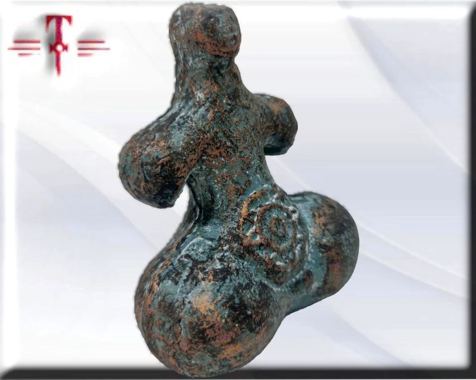 Statue des Gottes Dagda, mythologische Götter, esoterische und religiöse Gegenstände, handbemalt