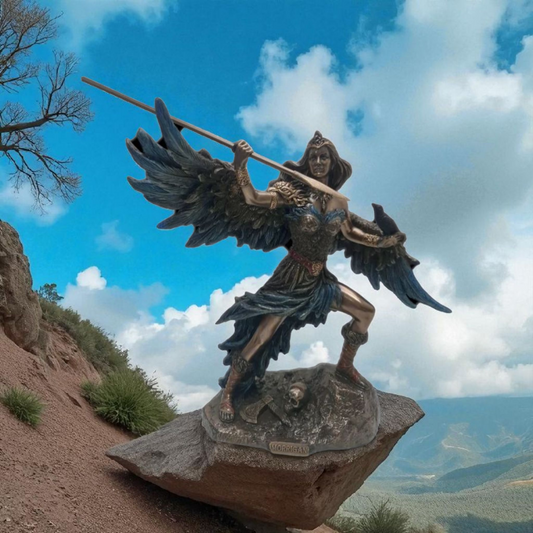 Statue des Gottes Dagda, mythologische Götter, esoterische und religiöse Gegenstände, handbemalt