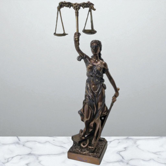 Diosa Temis de la justicia estilo Veronese