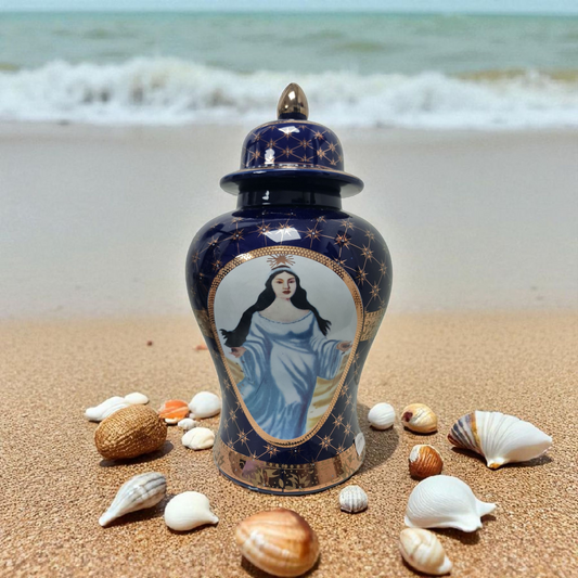 Potiche Orisha Yemaya , productos de Santeria , articulos religiosos