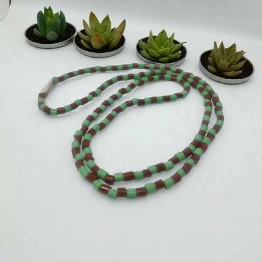 Collar nigeriano de 6 mm, Ifá ,Babalawo , Yoruba , Nigeria