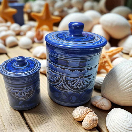 Pareja de tarros Orisha Yemaya , productos de Santeria , articulos religiosos