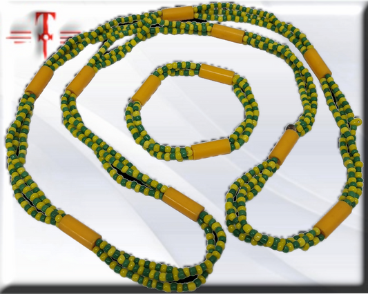 Pack collar y pulsera mazo de Orula, Ifá ,Babalawo , Yoruba , Nigeria