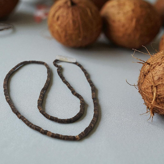 Collar cuentas de coco, Ifá ,Babalawo , Yoruba , Nigeria
