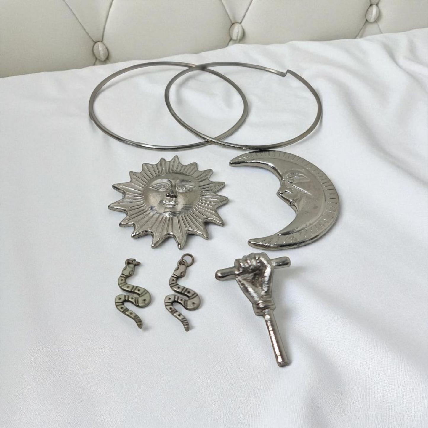 Herramientas Obatala sin campana , Santería , productos religiosos