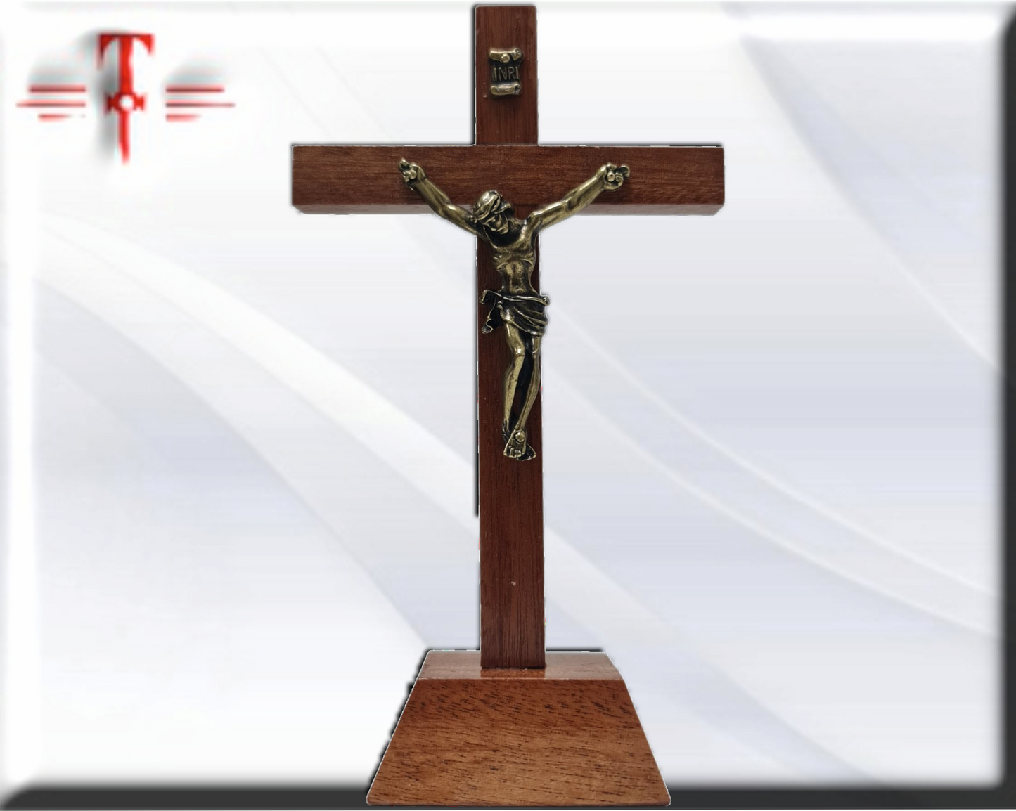 Cruz madera cedro con jesus  , Santos y Vírgenes católicos , productos Religiosos