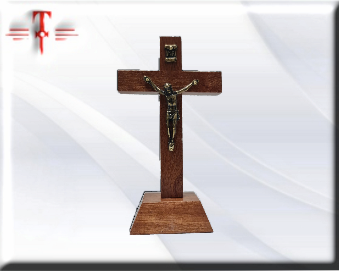 Cruz madera cedro con jesus  , Santos y Vírgenes católicos , productos Religiosos