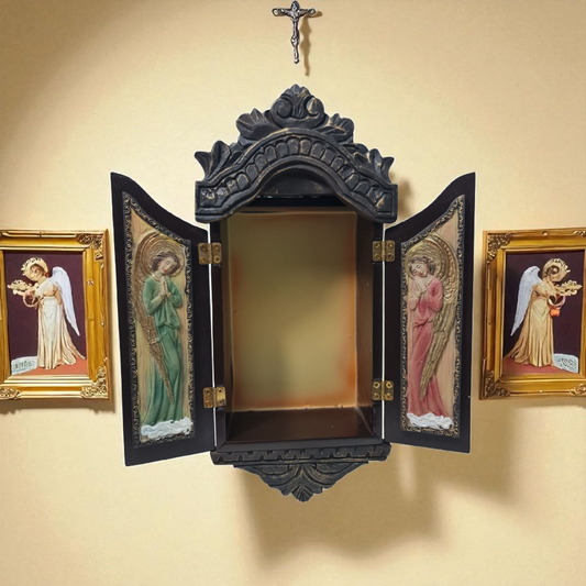 Hornacina de madera , Capilla  , Santos y Vírgenes católicos , productos Religiosos