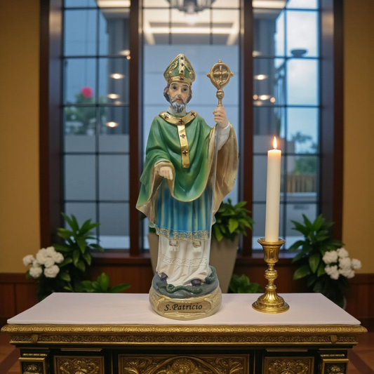 San Patricio 20cm , Santos y Vírgenes católicos , productos Religiosos