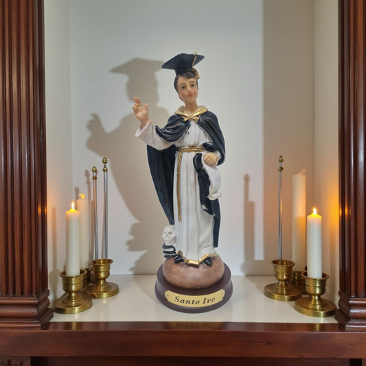 San Ivo 22cm , Santos y Vírgenes católicos , productos Religiosos