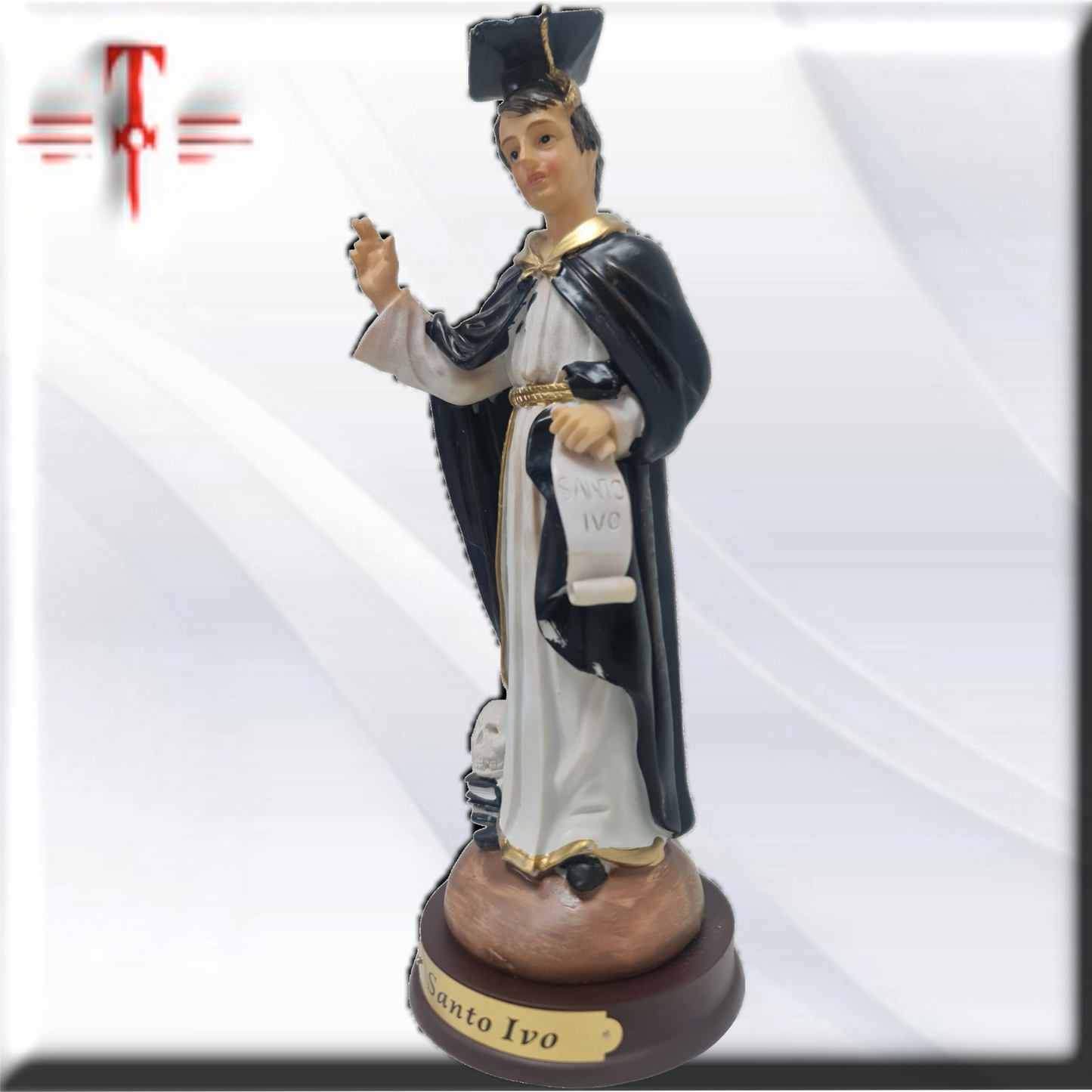 San Ivo 22cm , Santos y Vírgenes católicos , productos Religiosos