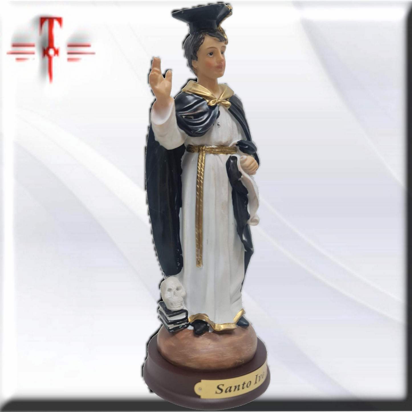 San Ivo 22cm , Santos y Vírgenes católicos , productos Religiosos
