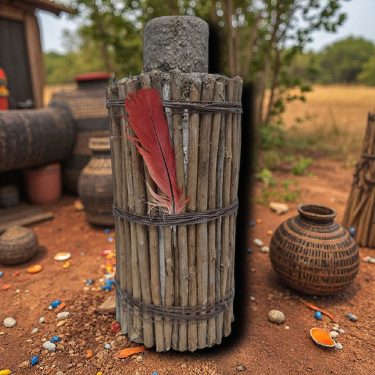 Fetiche Botella Vence batalla , secretos del vodoun africano , para combatir a los enemigos