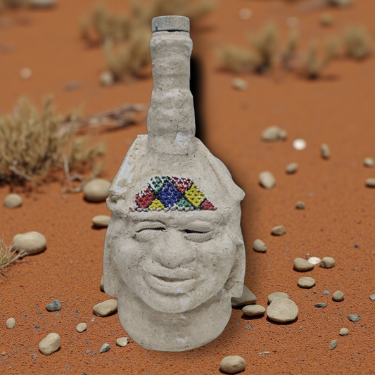 Botella fetiche Mágica Dinero  , secretos del vodun Fon .