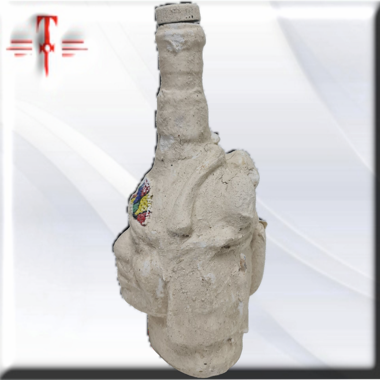 Botella fetiche Mágica Dinero  , secretos del vodun Fon .