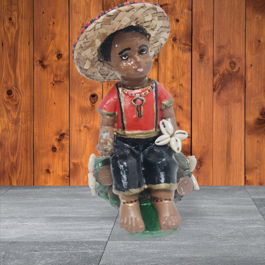 Statue des Kindes Eleggua, Santeria orisha Yoruba, Religion