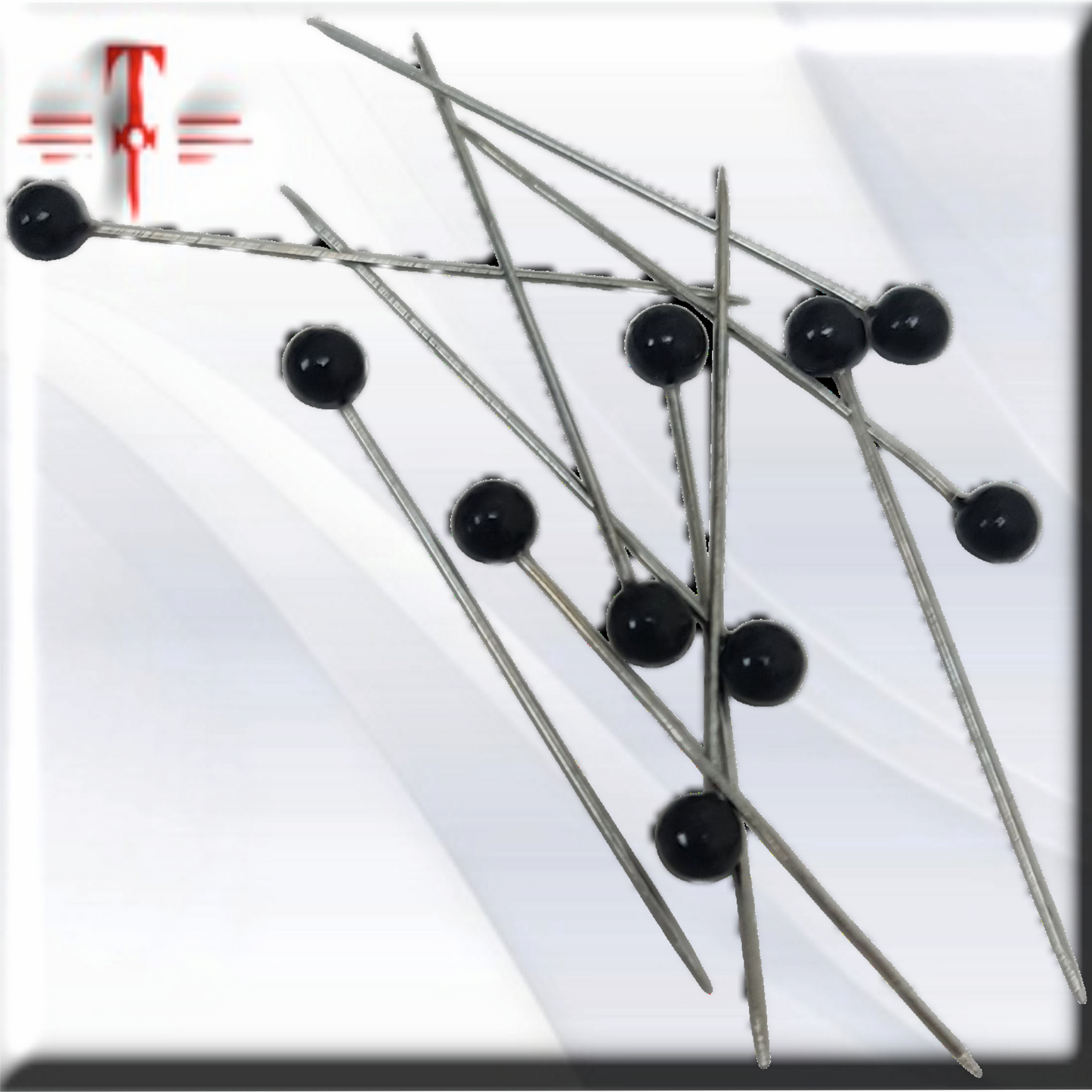 Alfileres cabeza negra