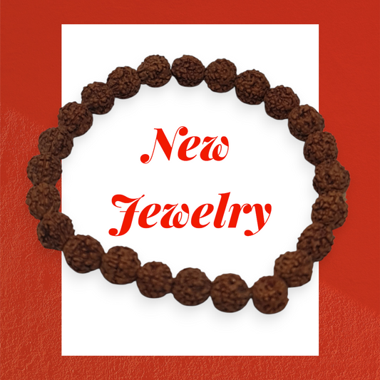 Pulsera semilla rudraksha