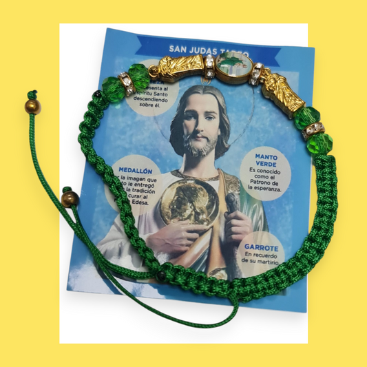 pulsera San Judas tadeo dorado