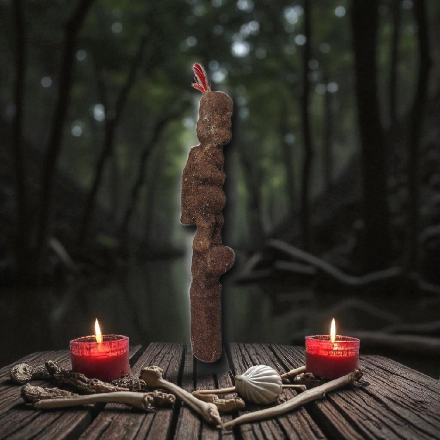 Fetiche de proteccion , secretos del Vodoun africano , arte africano