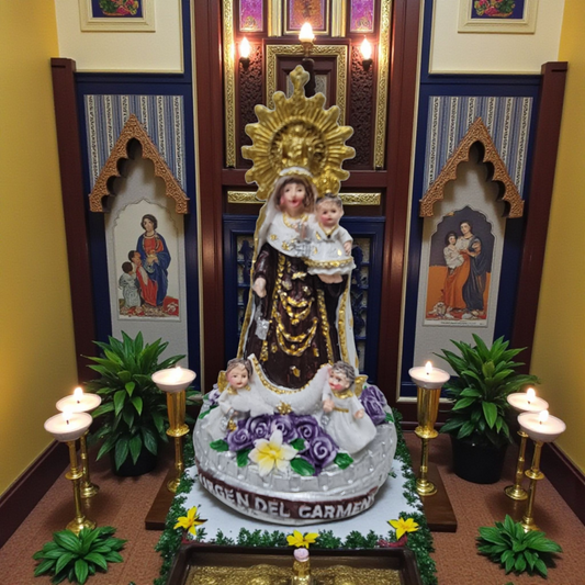 Virgen del Carmen   . Santos y vírgenes católicos, productos religiosos