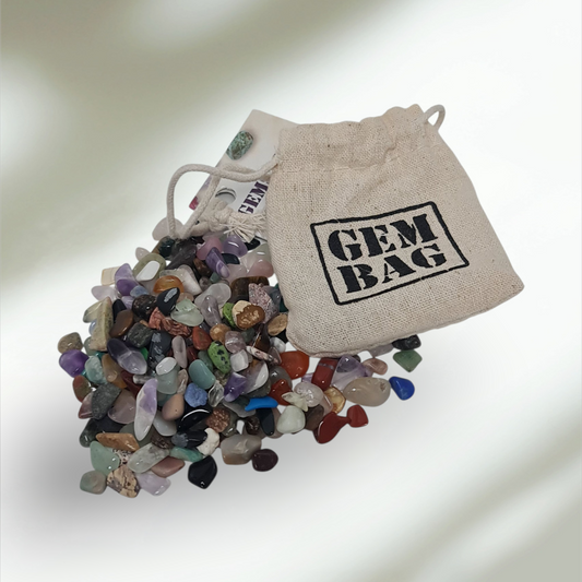 Saco con Gemas variadas