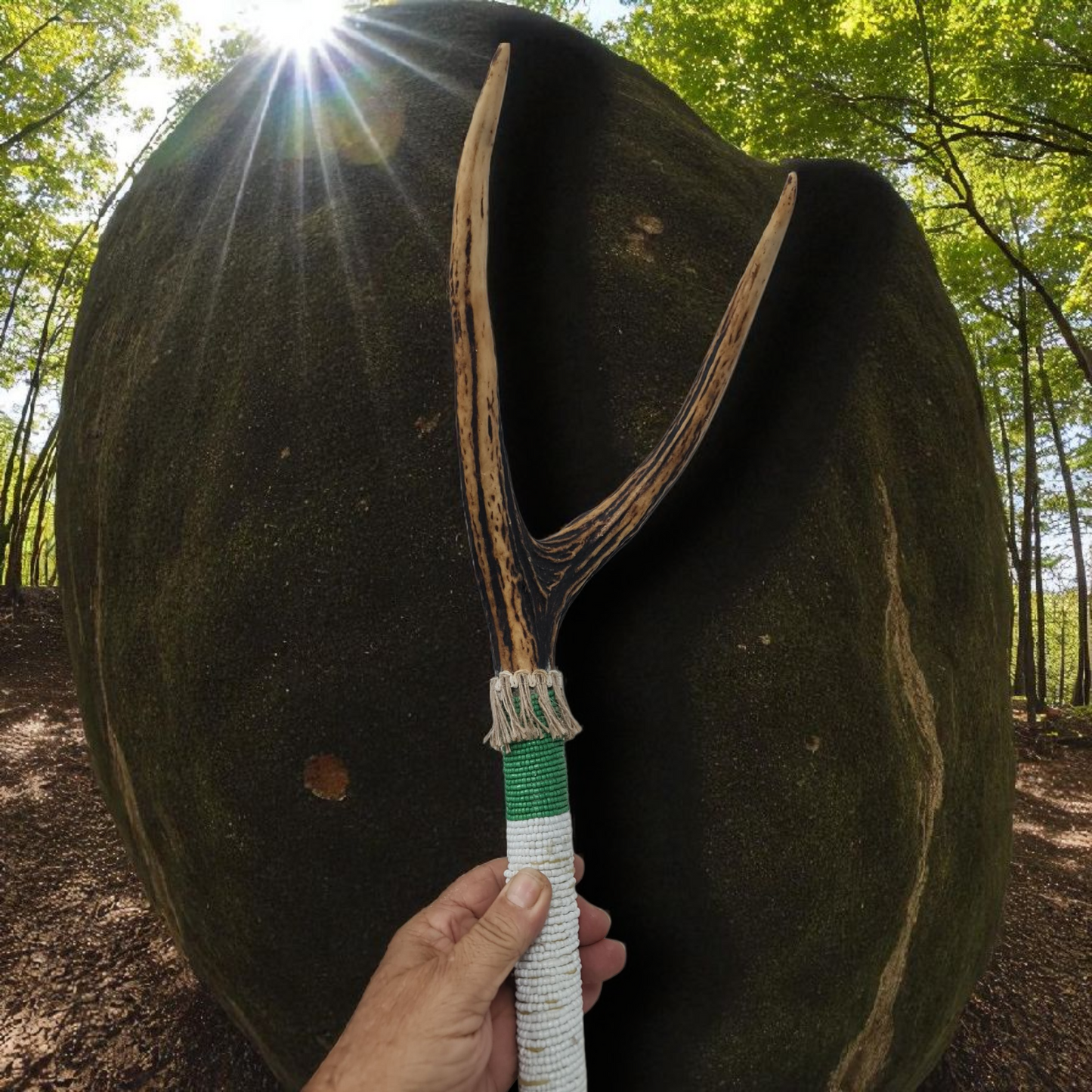 Bastón cuerno , santería , Palo Mayombe , voodoo
