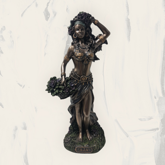 Orisha Aja , estilo veronese , deidades yoruba , Santeria , dioses africanos