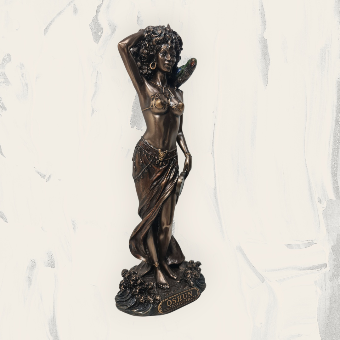 Orisha Oshun , estilo veronese , deidades yoruba , Santeria , dioses africanos