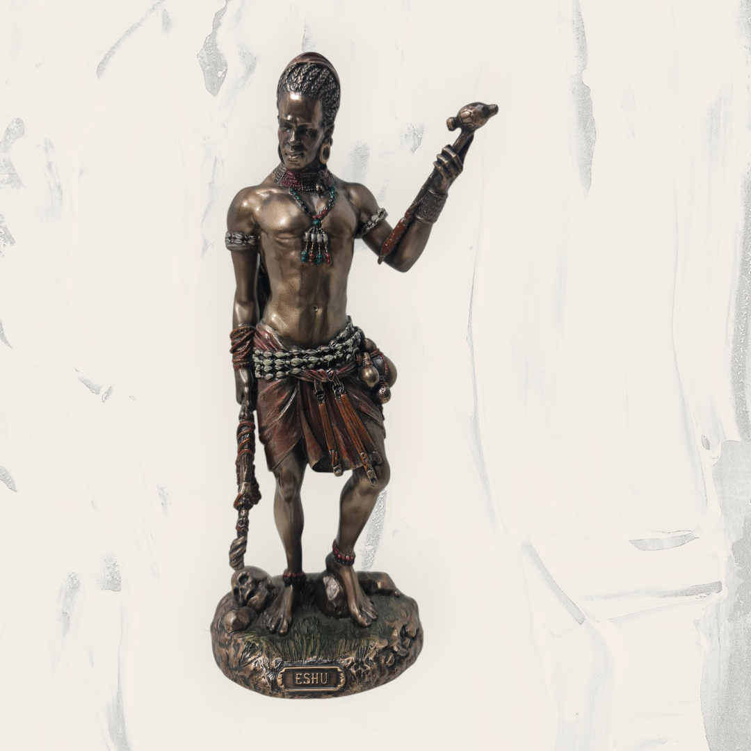Orisha Eshu , estilo veronese , deidades yoruba , Santeria , dioses africanos