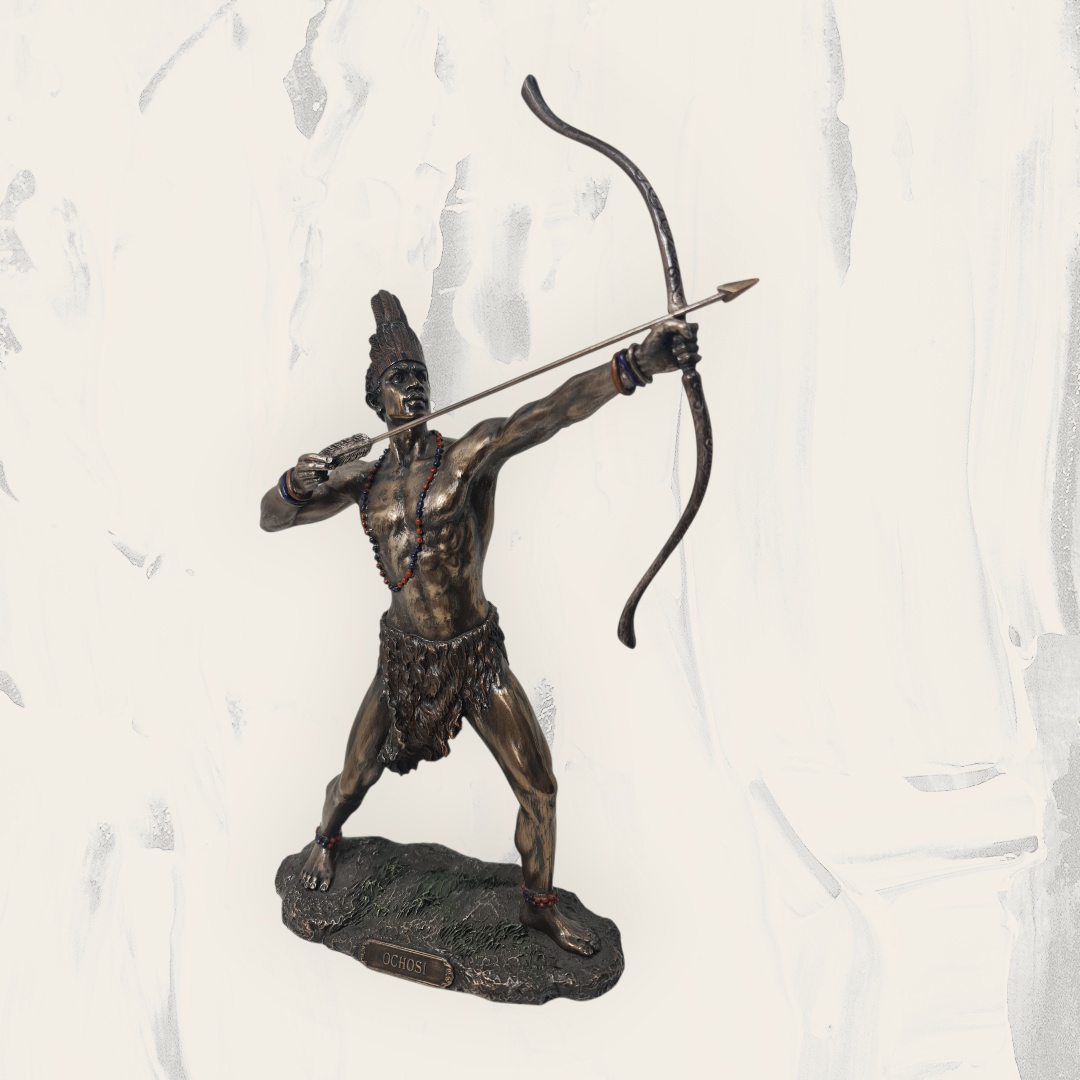 Orisha Ochosi , estilo veronese , deidades yoruba , Santeria , dioses africanos