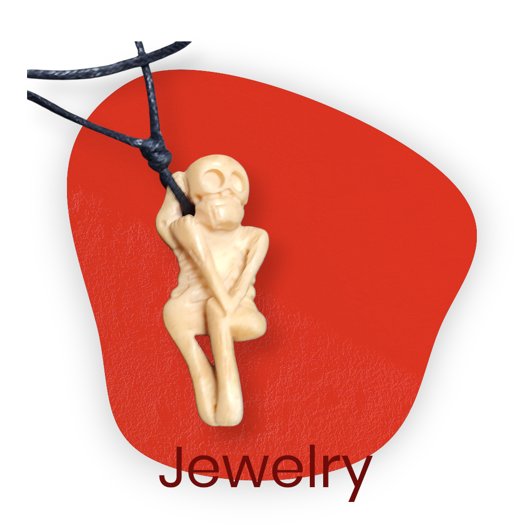 colgante esqueleto hueso Yak