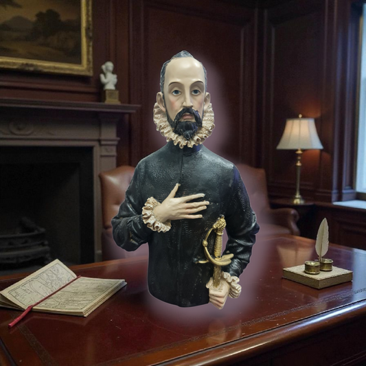 El caballero de la mano en el pecho