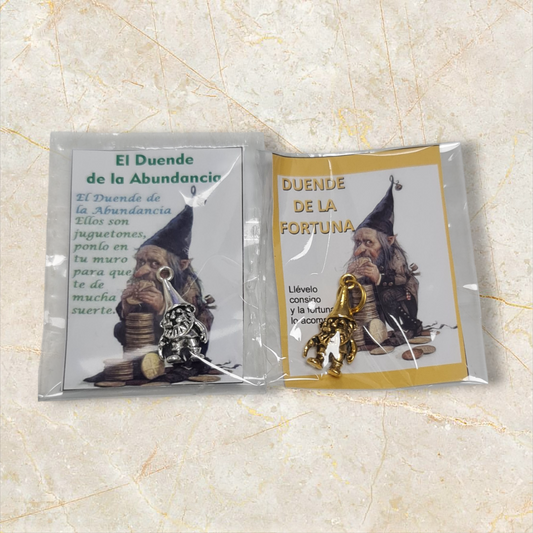 colgante amuleto  Duende de la Fortuna