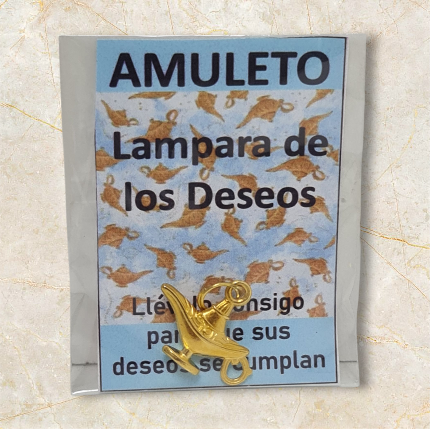 colgante amuleto Lampara de los deseos