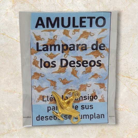 colgante amuleto Lampara de los deseos