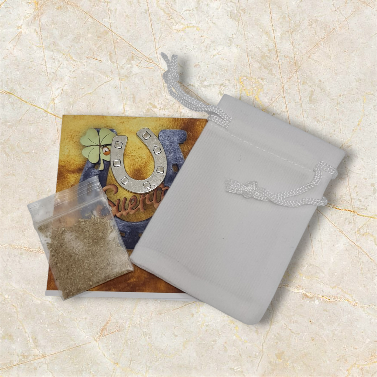 colgante amuleto herradura de la suerte