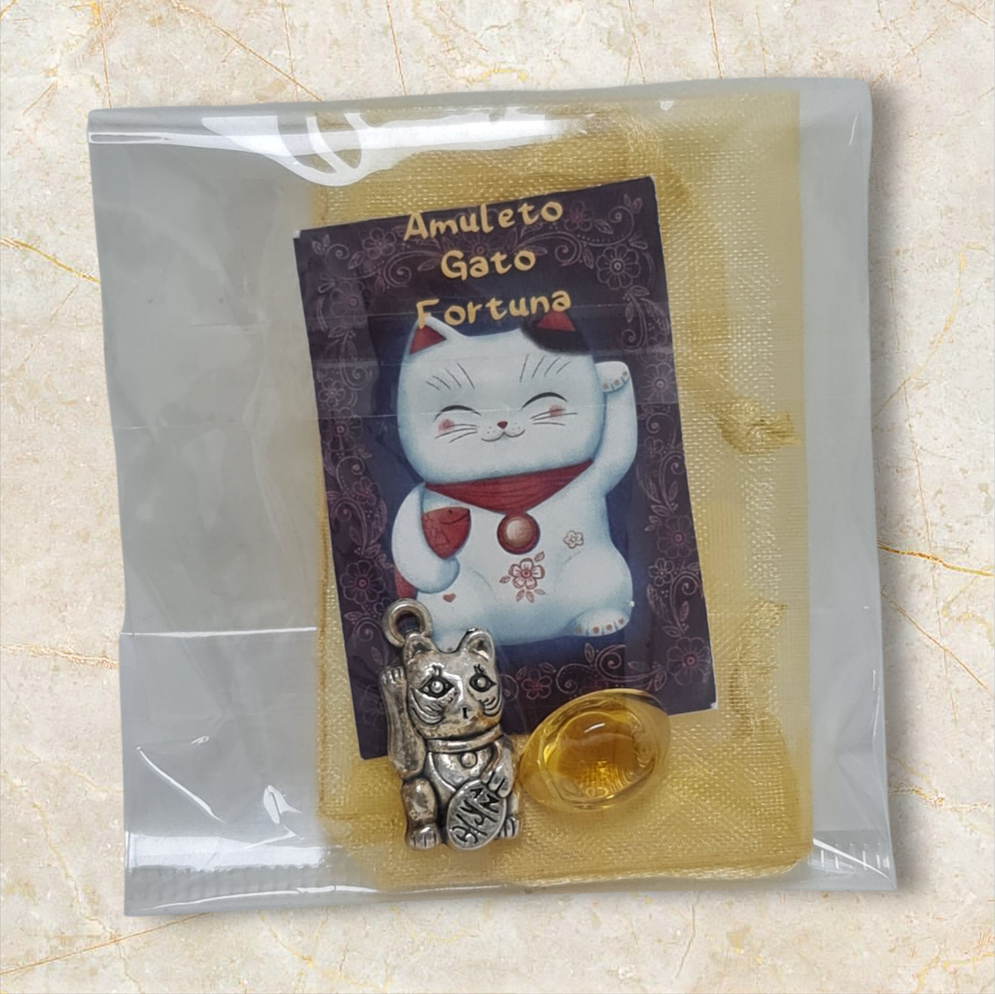 amuleto gato chino de la suerte