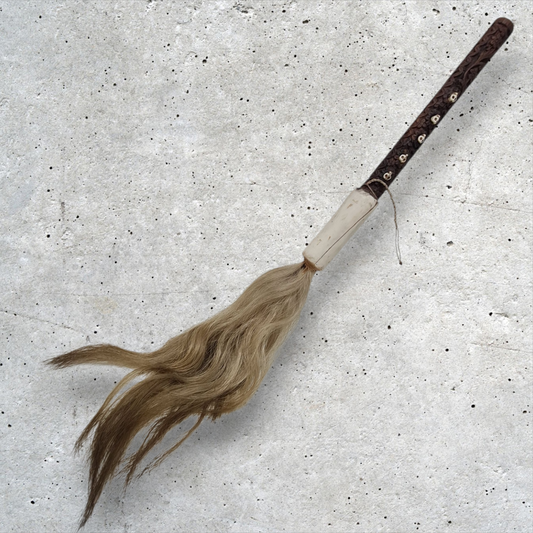 iruke africano calavera  , hecho a mano , Ifá Santeria Palo Mayombe babalawo