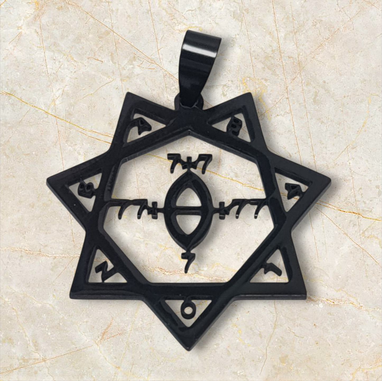 colgante estrella suerte 7