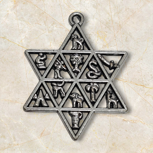 colgante estrella 6 puntas