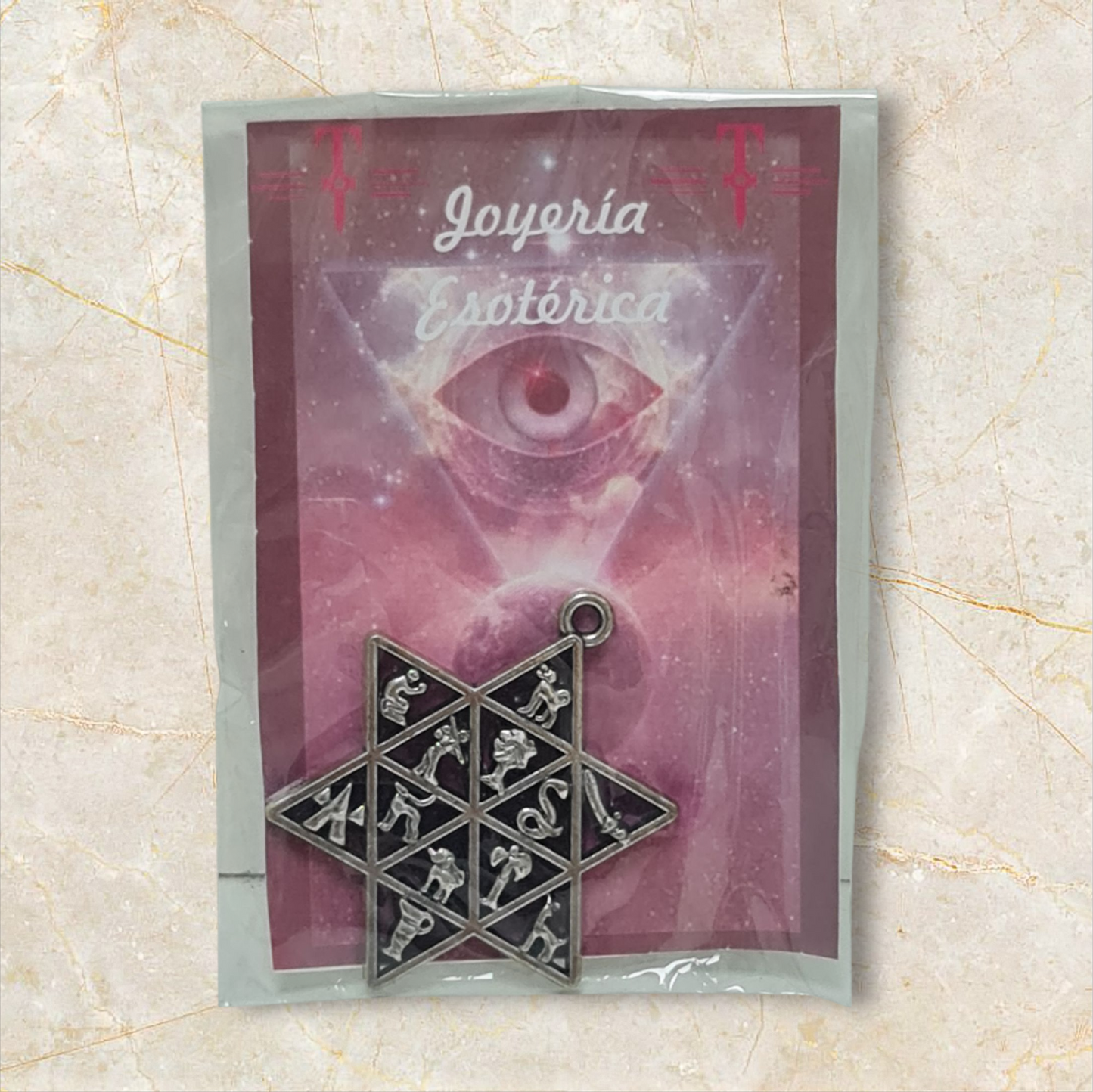 colgante estrella 6 puntas